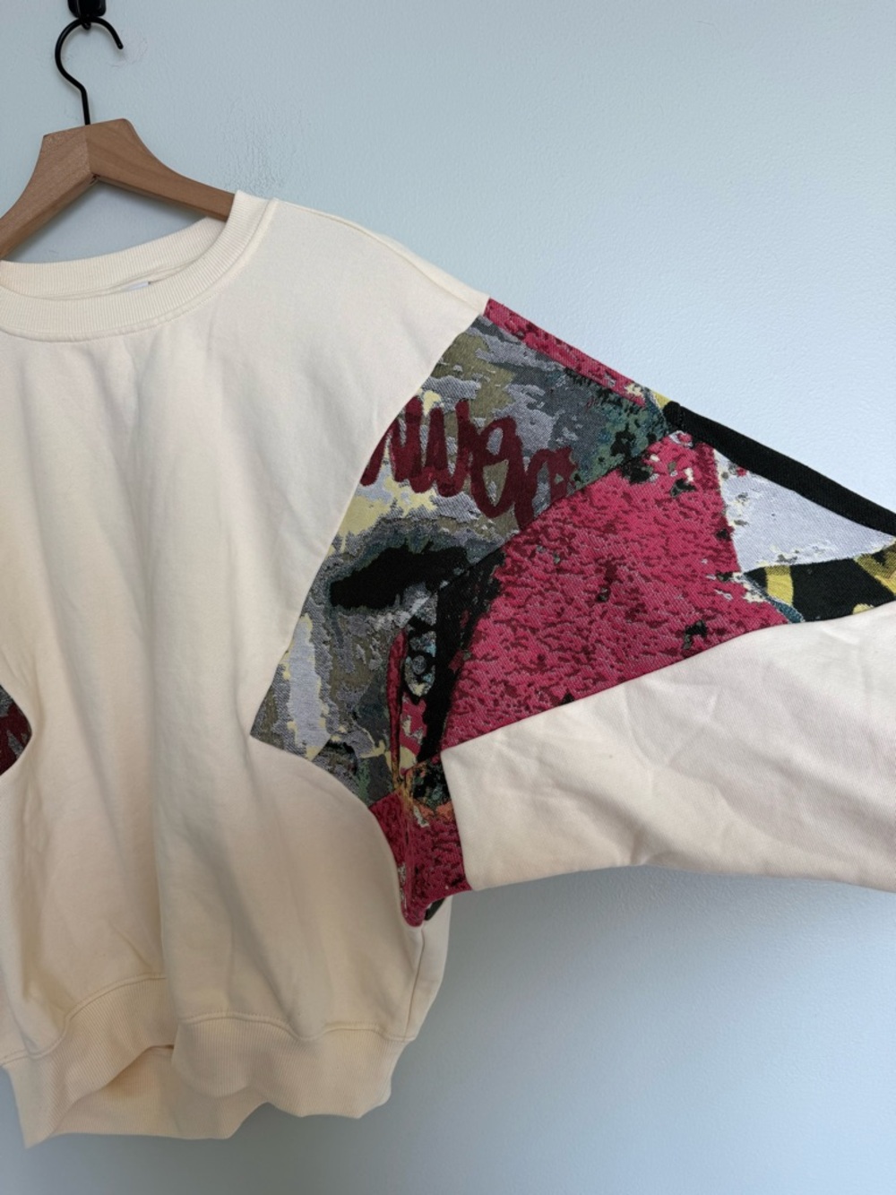Desigual Oversized Sweatshirt With Printed Sleeves M. Christian Lacroix — image 3 of 6